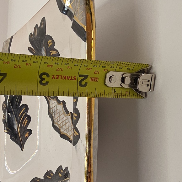 Vintage Italian Pottery 8" Square Ash Tray - Picture 8 of 8